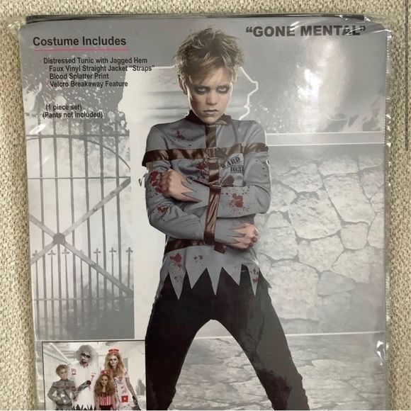 New Dreamgirl Mischief Mayhem - Gone Mental Kids / Boys Costume (age 6-7) - Picture 4 of 7